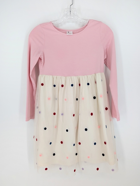 Hanna Andersson Other - Hanna Andersson Girls Pink Tulle Dress with Multicolor Polka Dots 10